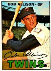 1967 Topps Baseball Cards      194     Bob Allison